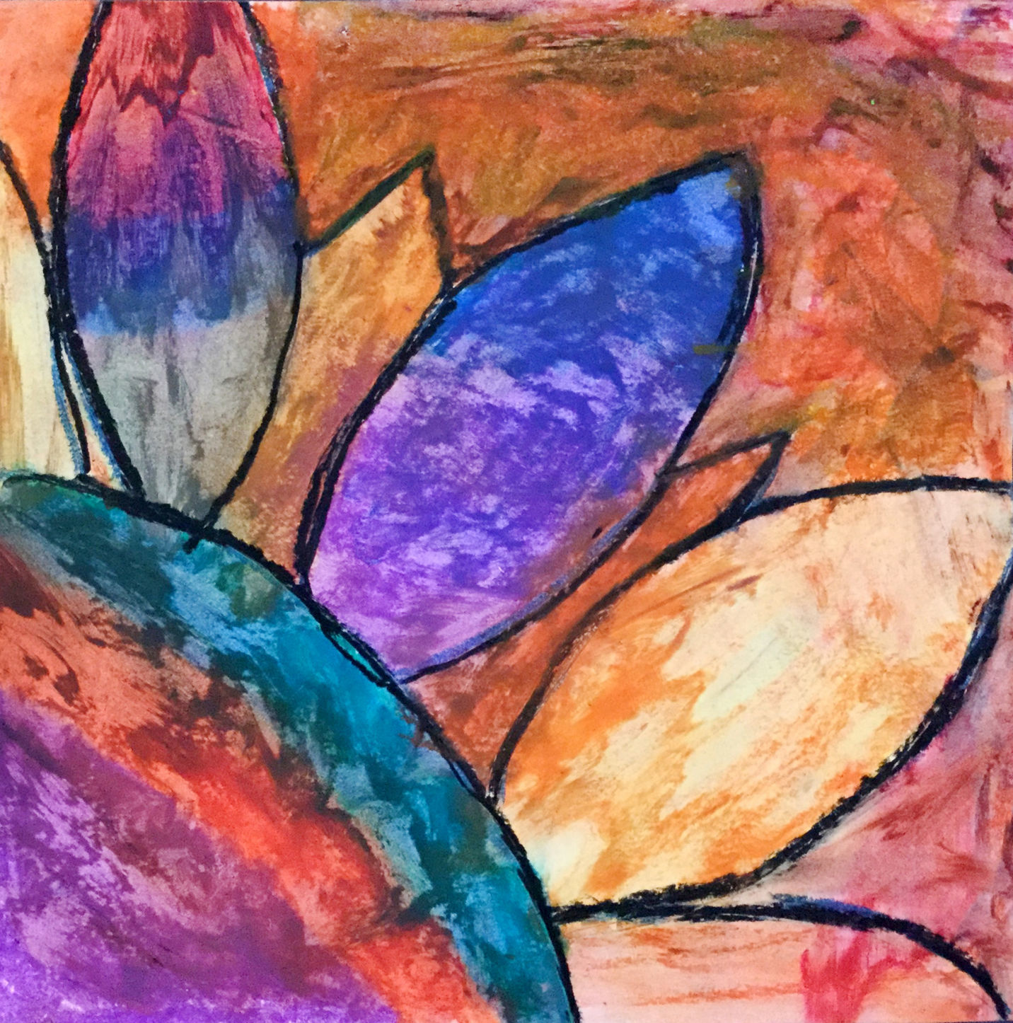 Cropped view of a sunflower